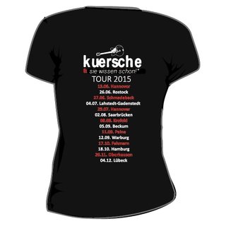 Kuersche Tour T-Shirt 2015/2016 Damen / Farbe: schwarz XL